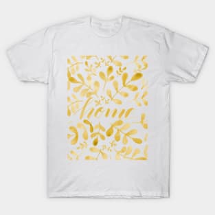 Watercolor home foliage - yellow T-Shirt